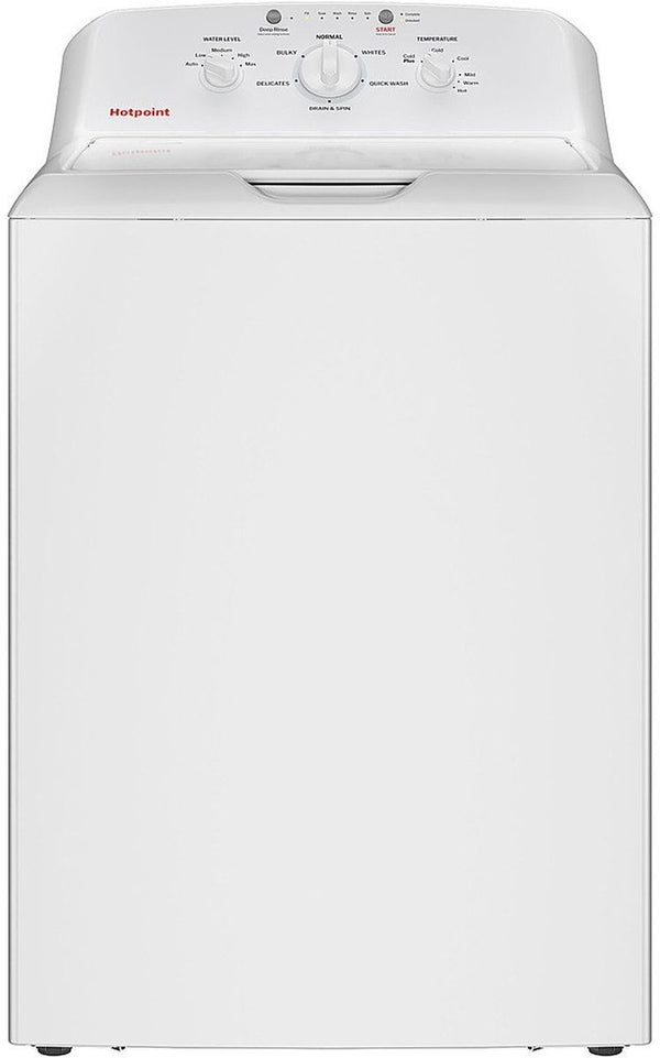 Hotpoint 4 cu. ft. Stainless Steel White Top Load Washer